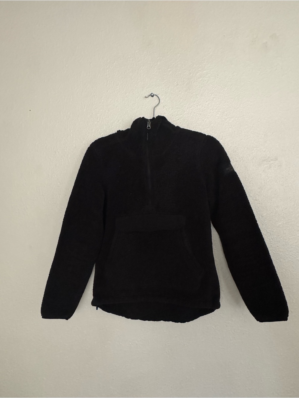 The North Face Women’s Black Sherpa Half-Zip Pullover